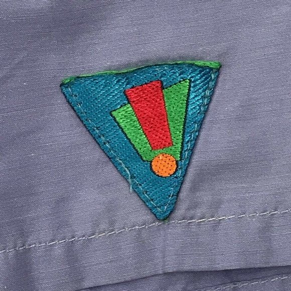 Vintage Catchit Mens Board Shorts Yellow Blue 38 - Picture 2 of 7